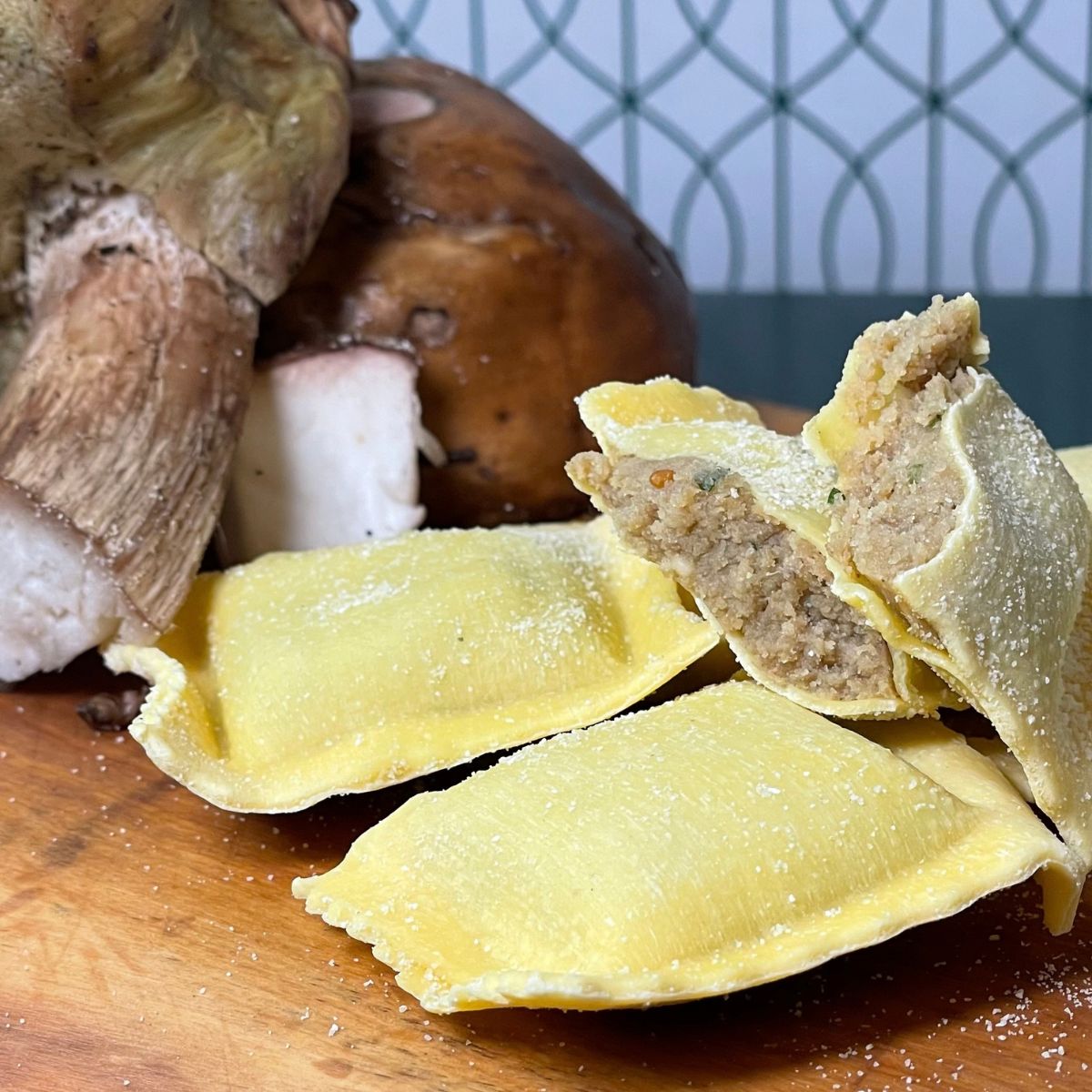 Ravioli ai funghi porcini