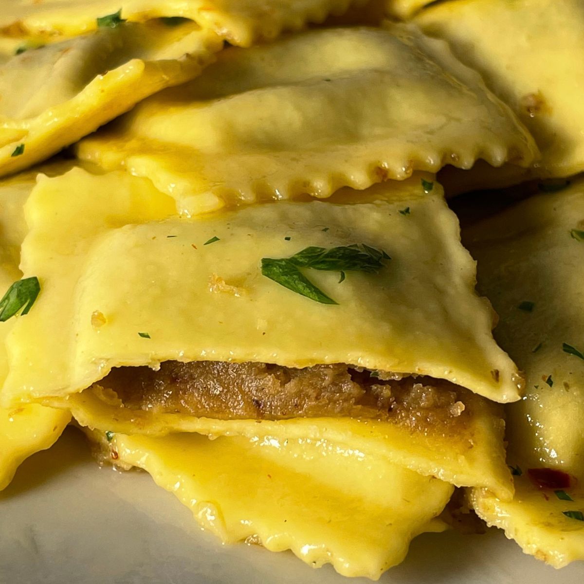 Ravioli ai funghi porcini